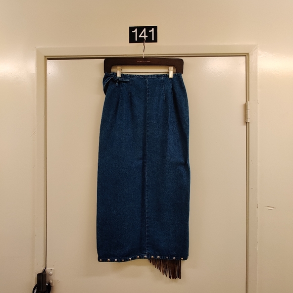 Caché jean studded skirt - Picture 2 of 5